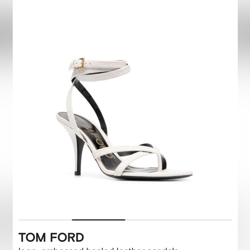 Amazing condition like new Tom ford logo wrap heel